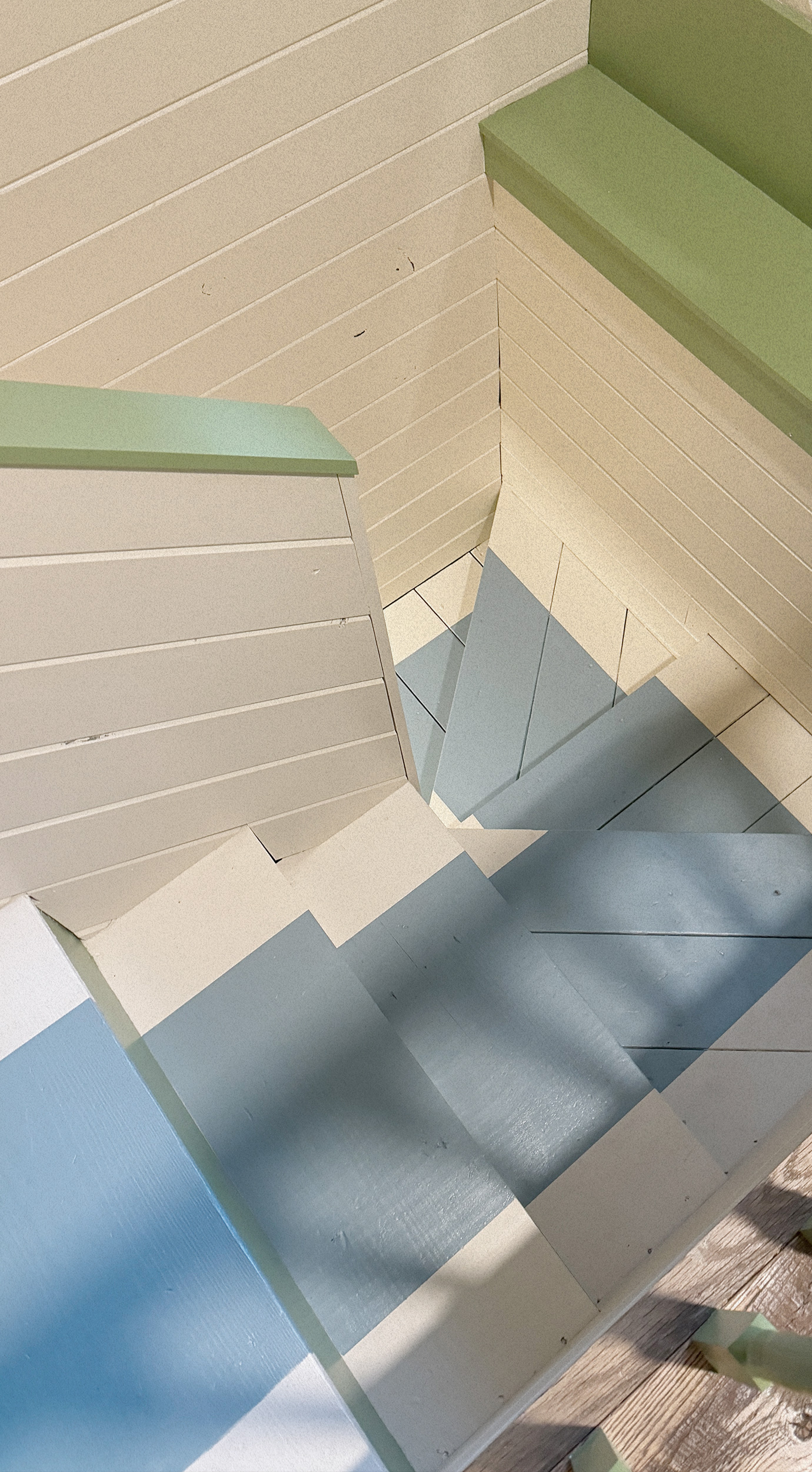 painted stair runner tutorial